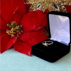 🌺NIB 925 Sterling Silver Dainty Starfish Ring🌺